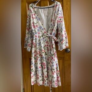 Calvin Klein Wrap 3/4 sleeve Sz 16W